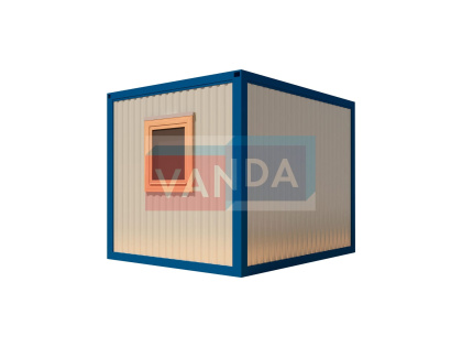 Металлическая бытовка 3,0 x 2,4 - Вагонка деревянная